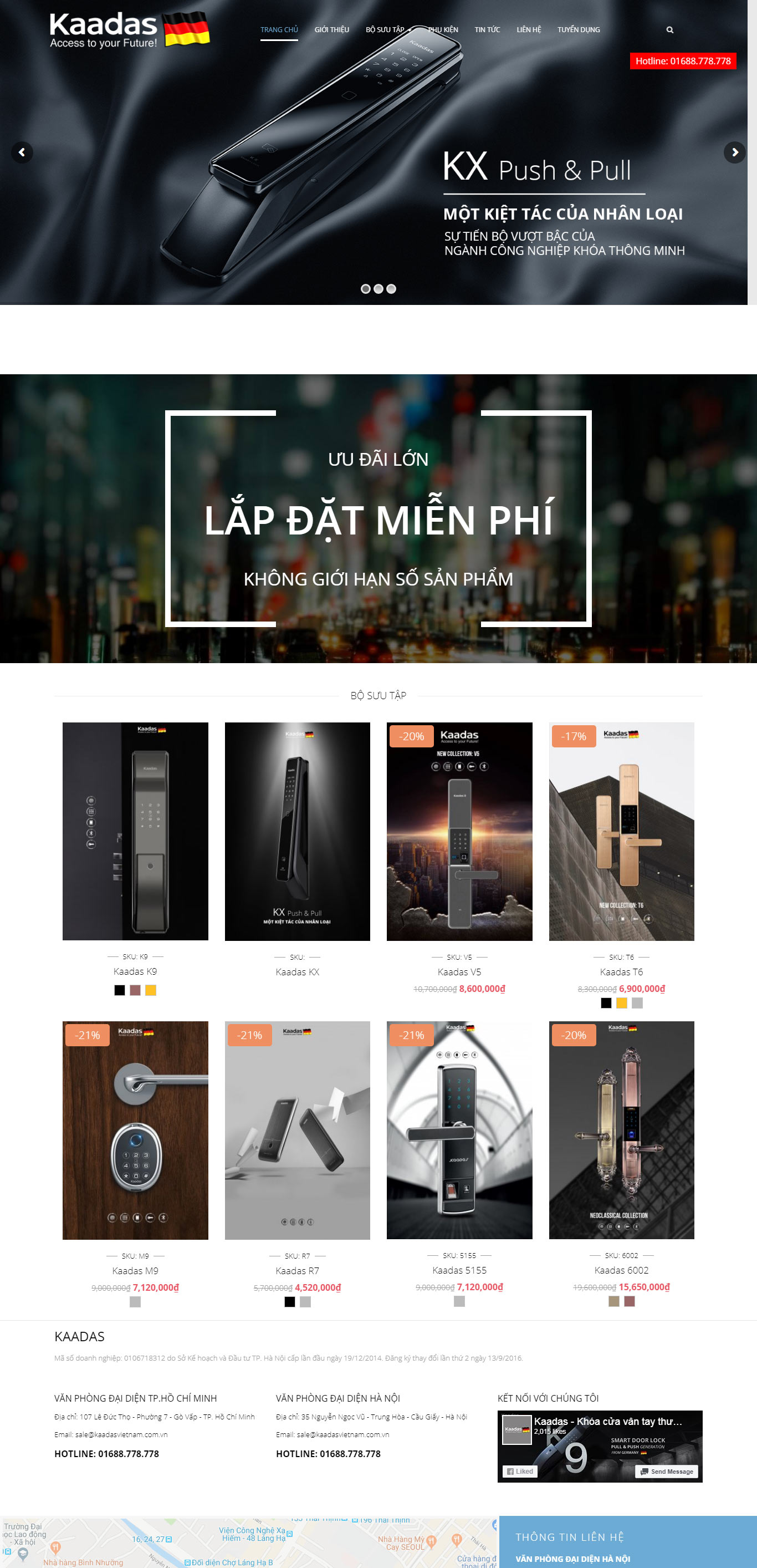 Thiết kế web kaadasvietnam