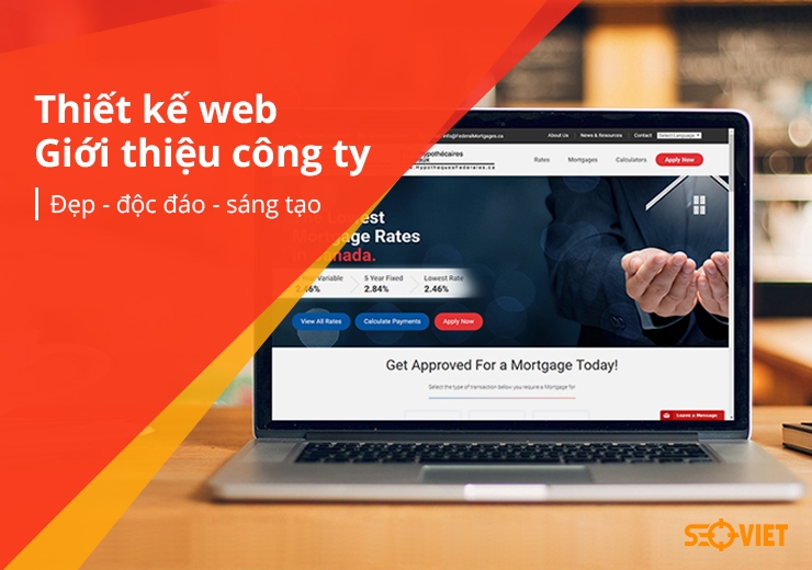 thiết kế web giới thiệu công ty