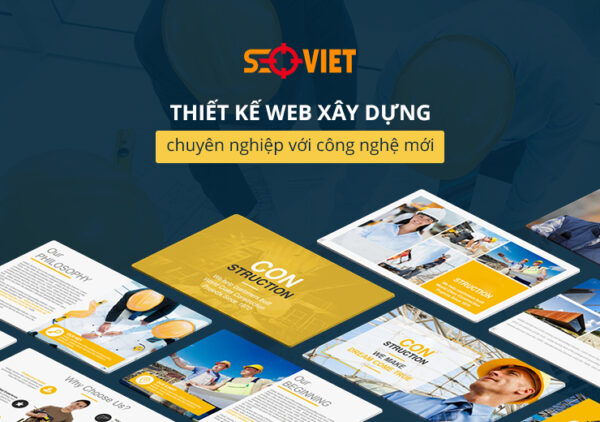 thiết kế web xây dựng