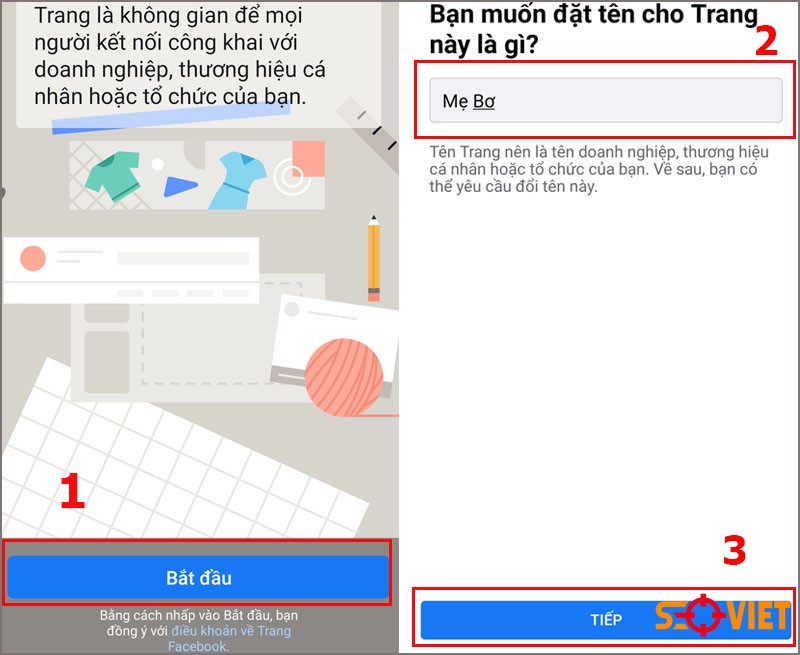 Cách tạo fanpage Facebook nhanh trên điện thoại 2