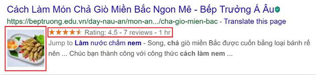 Các loại Rich Snippets 3