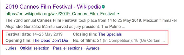 Các loại Rich Snippets 6