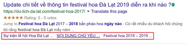 Các loại Rich Snippets 7