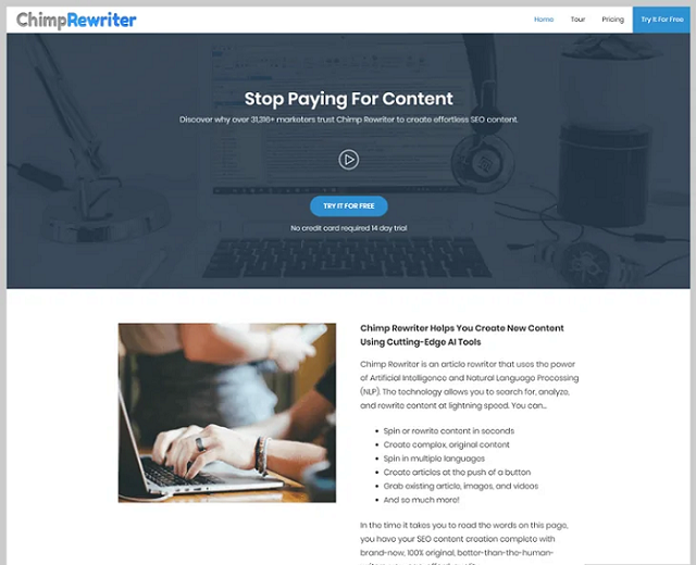 Chimp Rewriter