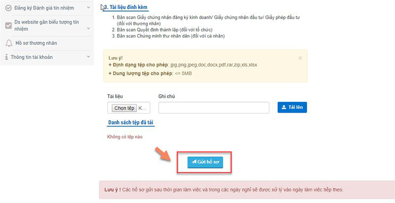 Đăng ký website với Bộ Công Thương