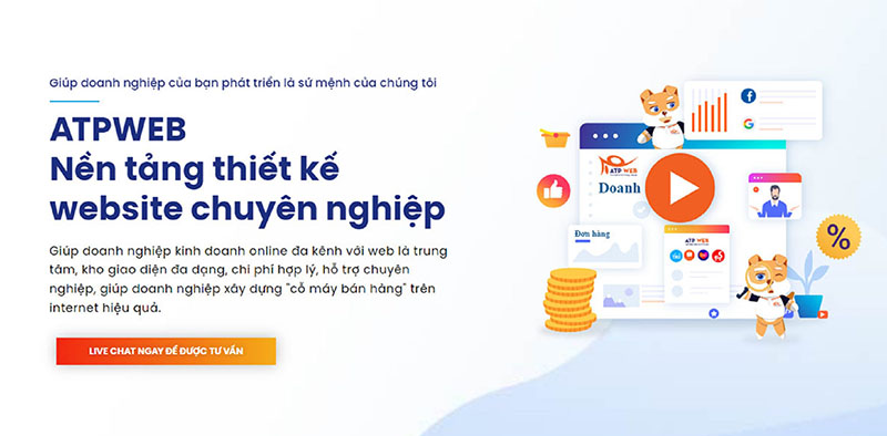 Dịch vụ thiết kế Website ATPWEB