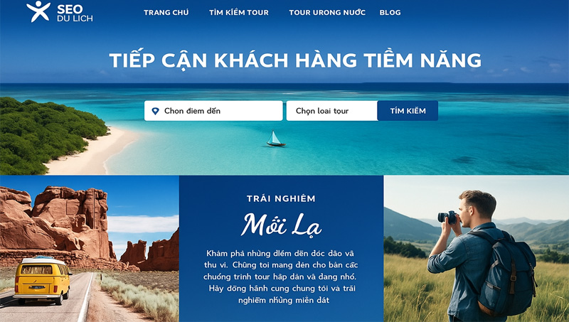seo website du lịch